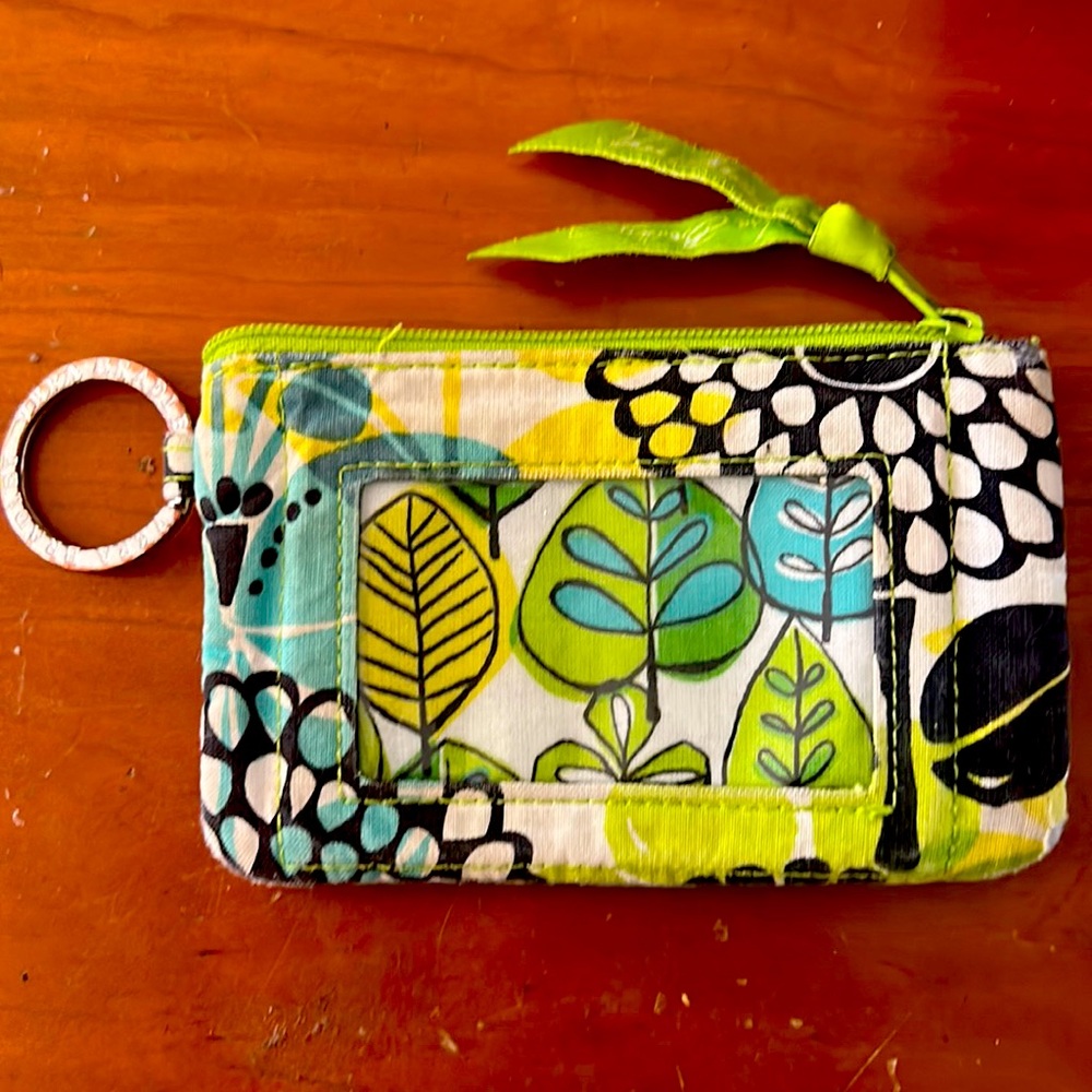 Vera bradley limes up zipper ID pouch